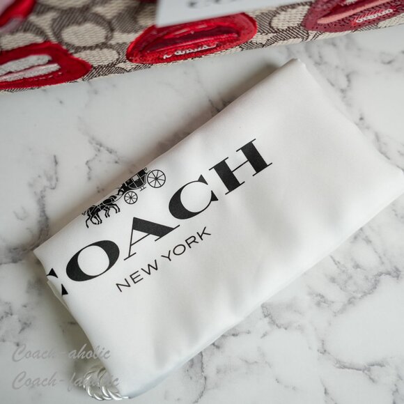 NWT CA119 Coach X Tom Wesselmann Rogue Bag 25 In Signature Textile Jacquard - Picture 14 of 14